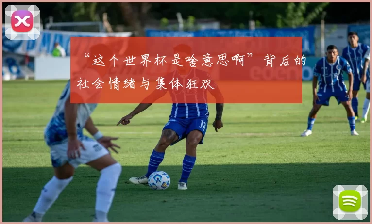 “这个世界杯是啥意思啊”背后的社会情绪与集体狂欢